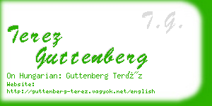terez guttenberg business card